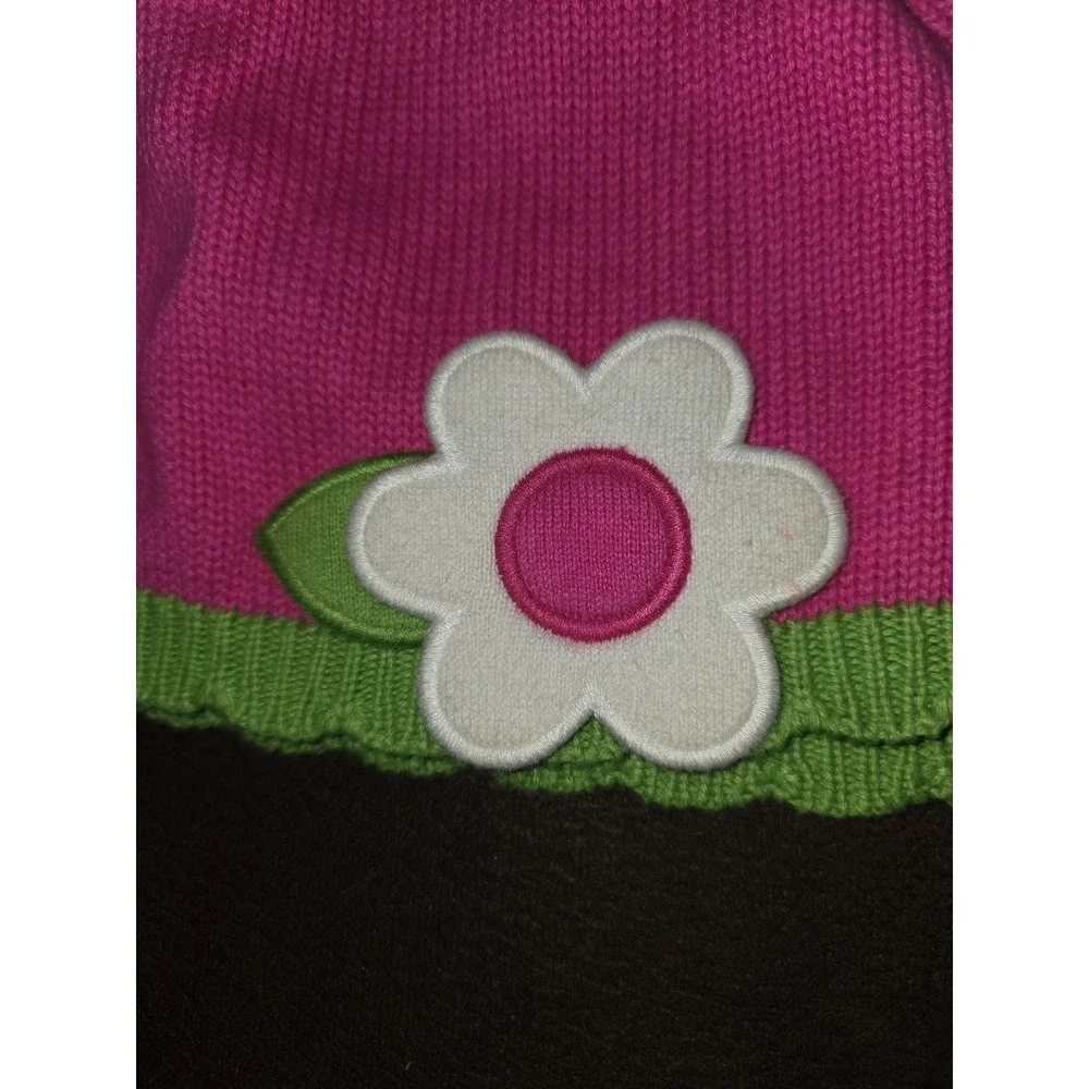 Gymboree showers of‎ flowers floral beanie hat 4t 5t